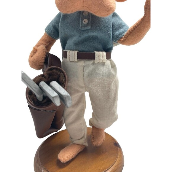 Vintage Annalee Golfer Boy Dog 2002 With Tags 10” Figure RARE - Picture 11 of 16